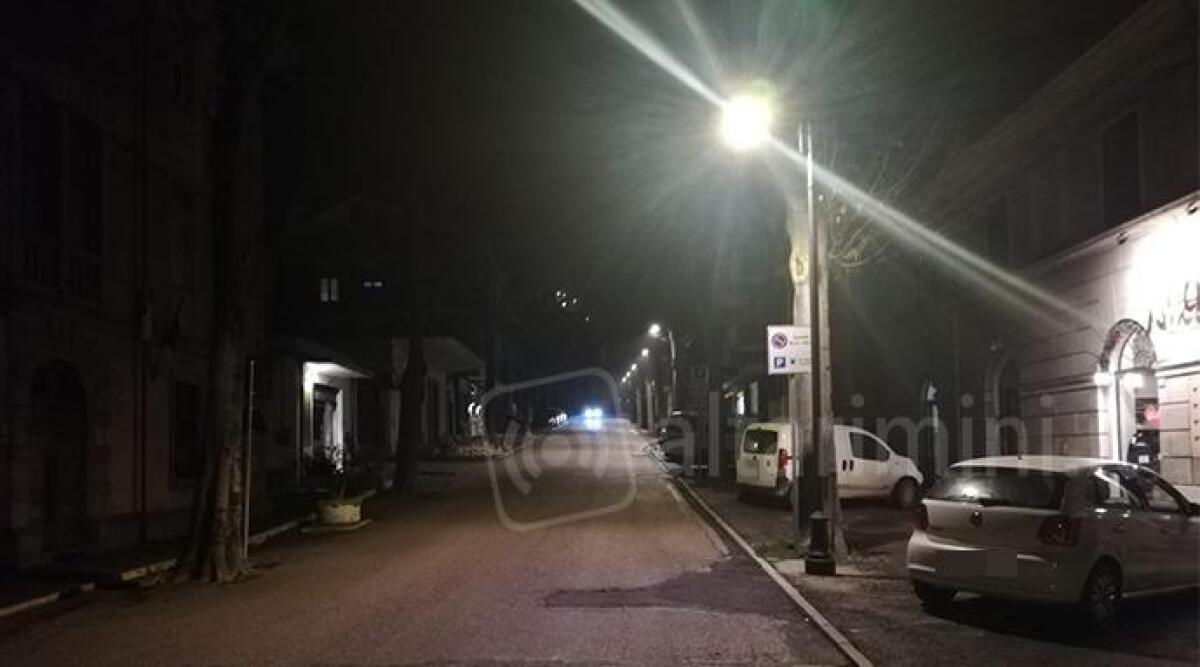 Novafeltria, nuovi lampioni a led in via Cesare Battisti - 