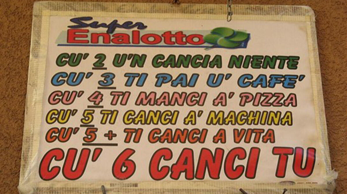 Sale da gioco “figitali”: il meglio di due mondi - Il SuperEnalotto è parte della cultura italiana: anche in versione online. (Immagine: Wikimedia Commons)