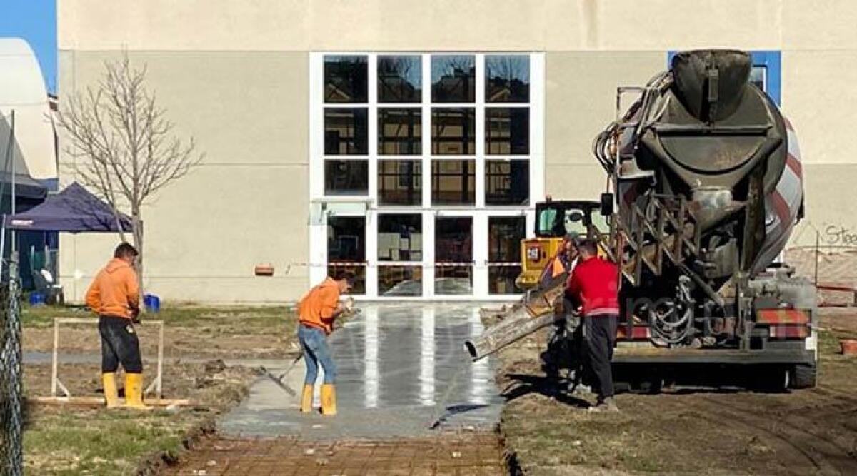 Misano, prende forma la via d'accesso al nuovo palazzetto dello sport -
