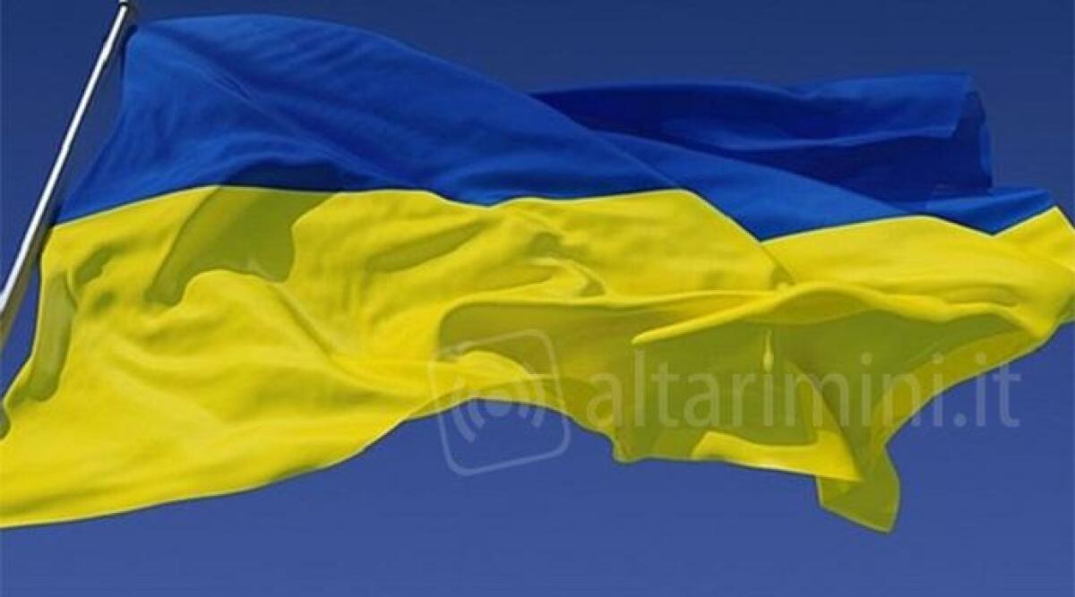 Aiuti all'Ucraina, anche a Misano Adriatico organizzati punti di raccolta - Bandiera dell'Ucraina