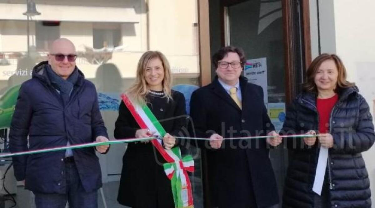 Inaugurato lo sportello clienti Hera a Coriano in p.zza F.lli Cervi - 