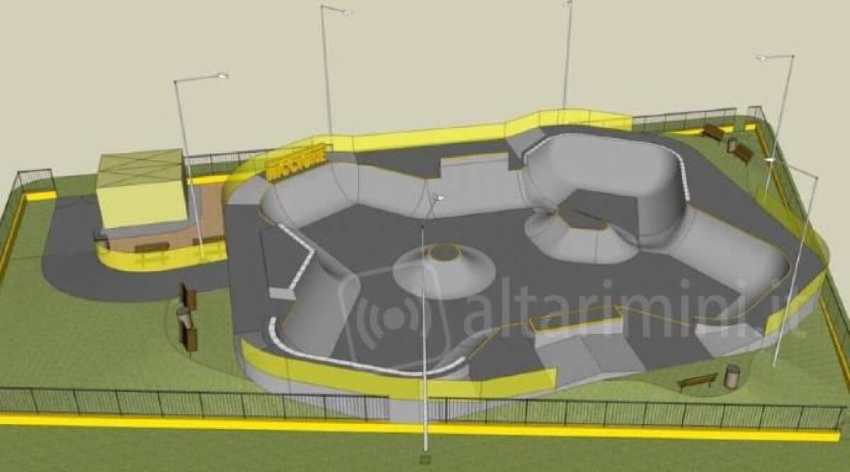 Un nuovo skate park al parco della Resistenza di Riccione, approvato progetto di fattibilit&agrave; - 