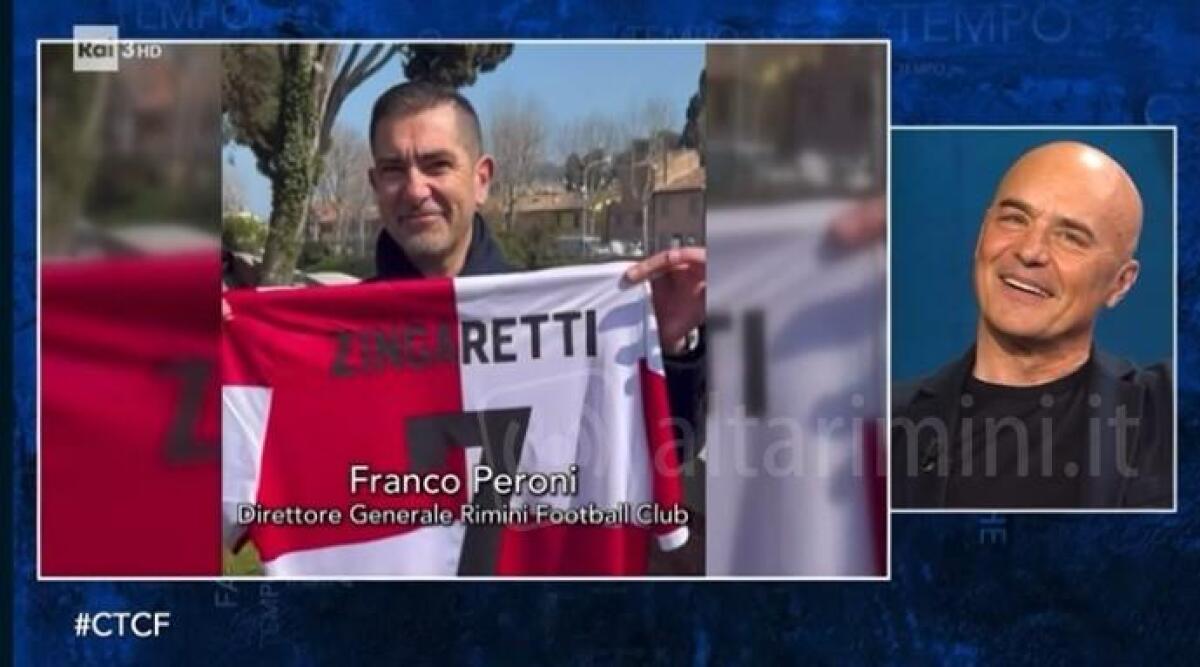 Calcio, Luca Zingaretti torna in biancorosso, l'invito del d.g. del Rimini all'attore in diretta tv - 