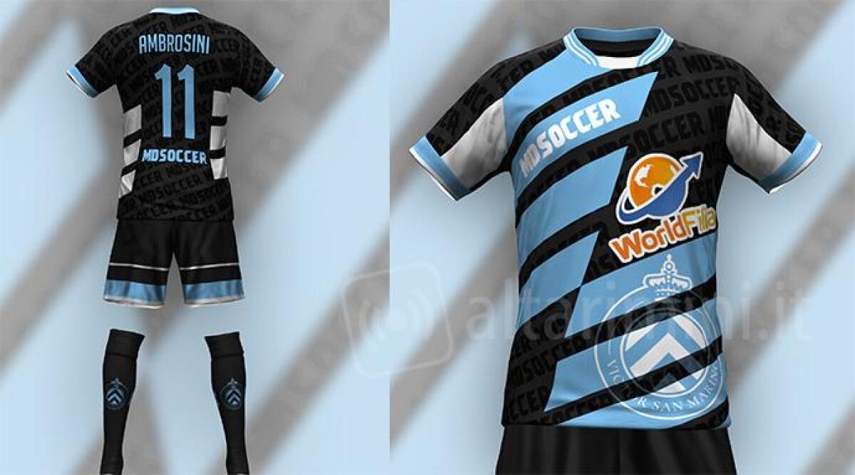 Calcio Eccellenza, ecco la nuova maglia del Victor San Marino -