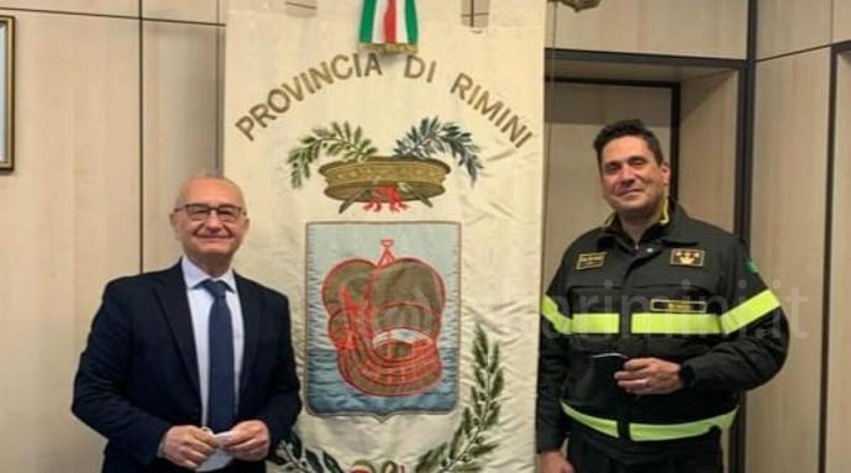 Il comandante dei Vigili del Fuoco in visita alla provincia, incontro con il presidente Santi - 