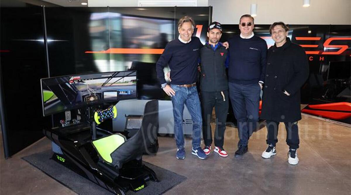 Al circuito di Misano i futuristici simulatori di guida, nati su intuizione di Mattia Pasini -