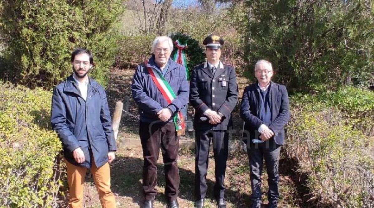 Eccidio di Fragheto, commemorazione al Ponte Carattoni - Otto Martiri - 