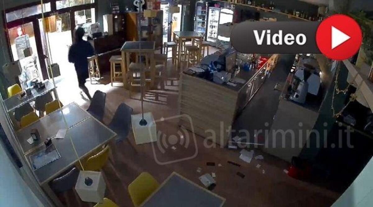 Santarcangelo: ladri tornano a rubare nello stesso bar, ripresi dalle telecamere -