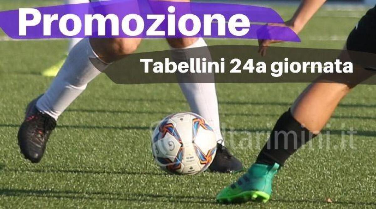 Calcio Promozione: i tabellini della 24esima giornata del girone F - 