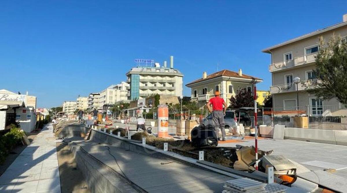 Cattolica, a fine maggio pronta la prima parte del nuovo lungomare Rasi Spinelli -