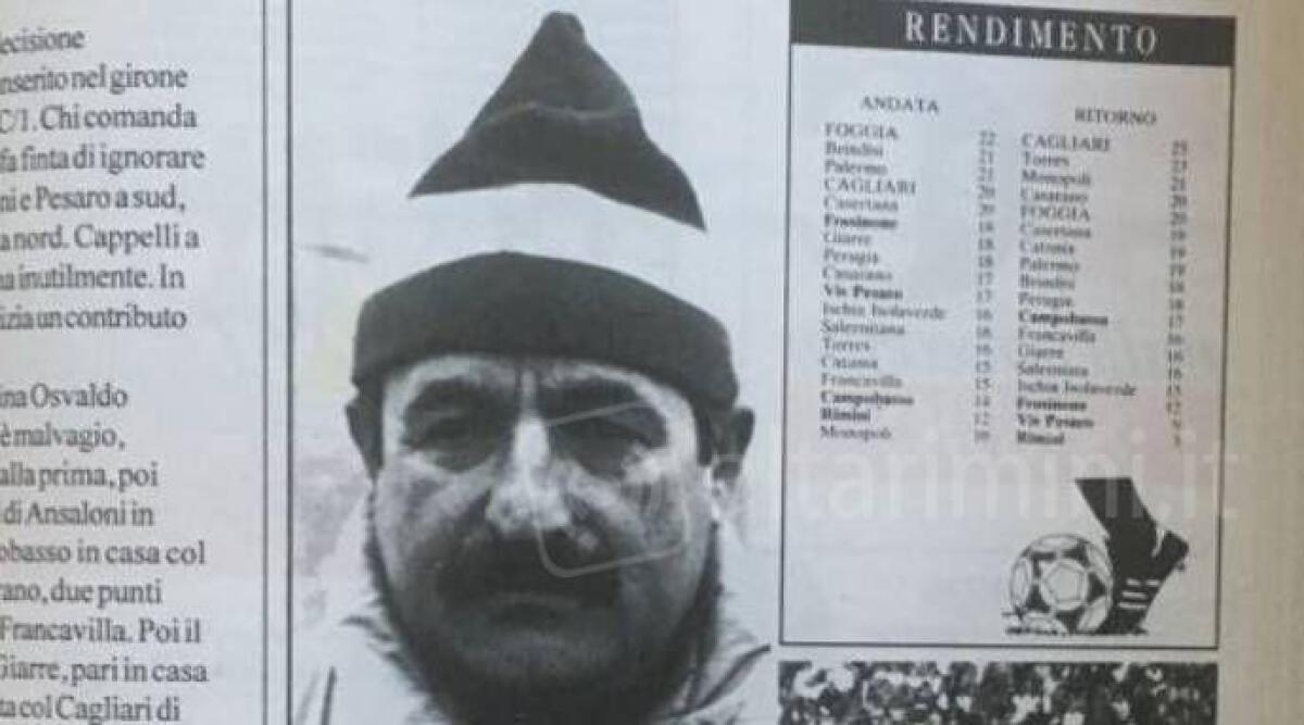 Rimini Calcio, &egrave; morto Loris Pesaresi: giocatore e tecnico molto amato - 