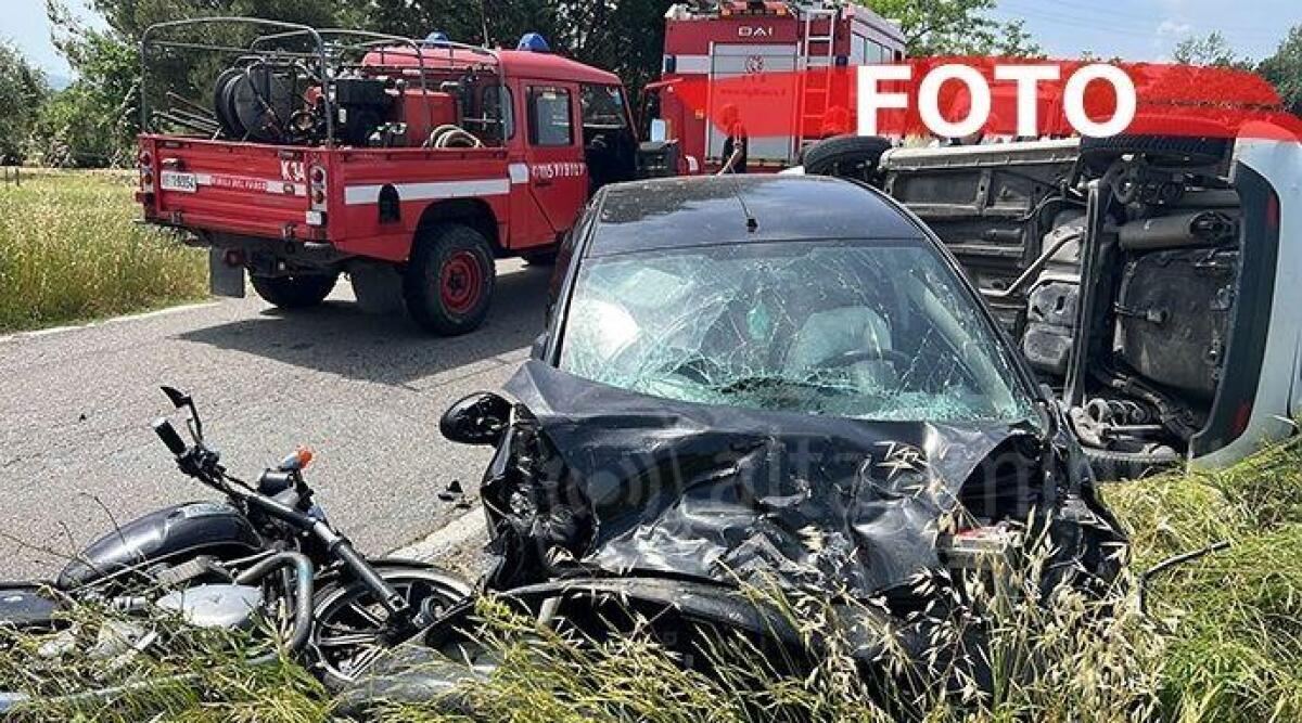 Pauroso incidente a Misano: due auto distrutte, coinvolta anche una moto -