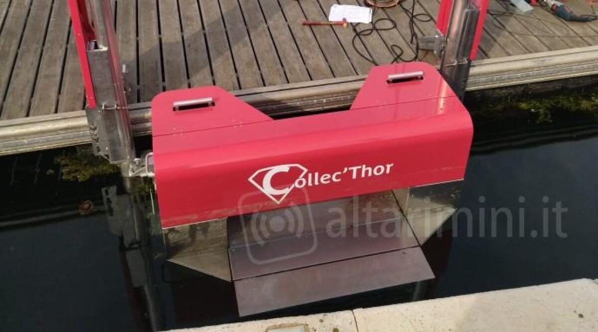Raccolta rifiuti in mare, dopo il Seabin arriva a Rimini il Trash Collec&rsquo;Thor - 