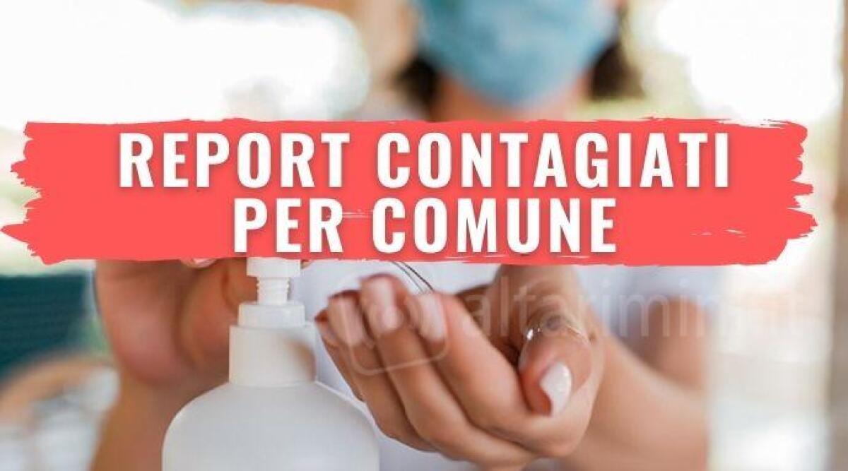 Covid: report Rimini, comune per comune. Crescono contagi e casi attivi - 