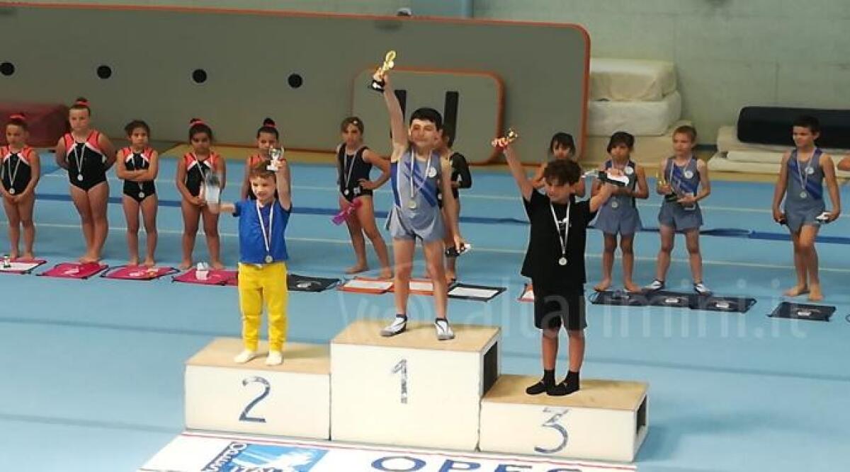Novafeltria: gli atleti della ginnastica artistica sul podio della finale nazionale - 