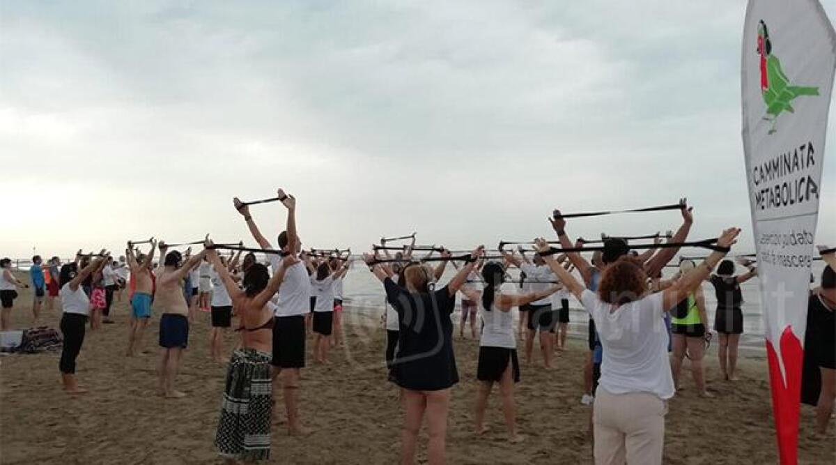 Spiaggia di Rimini lancia la Camminata Metabolica per rimanere in forma - 