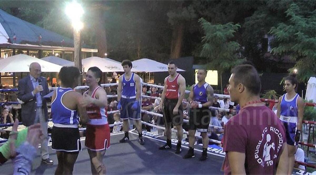 La boxe torna al parco Cicchetti di Riccione -