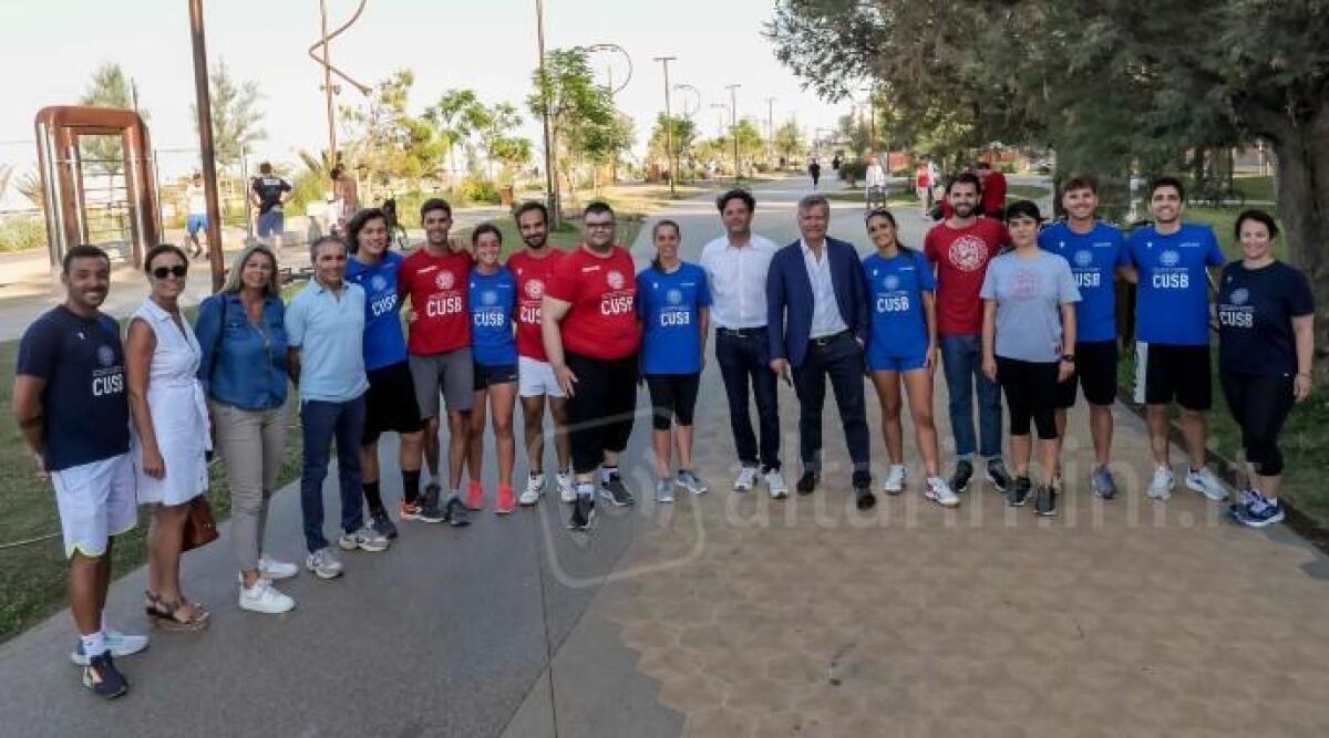 Rimini, il Centro Universitario Sportivo si allena all'isola fitness del Parco del Mare - 