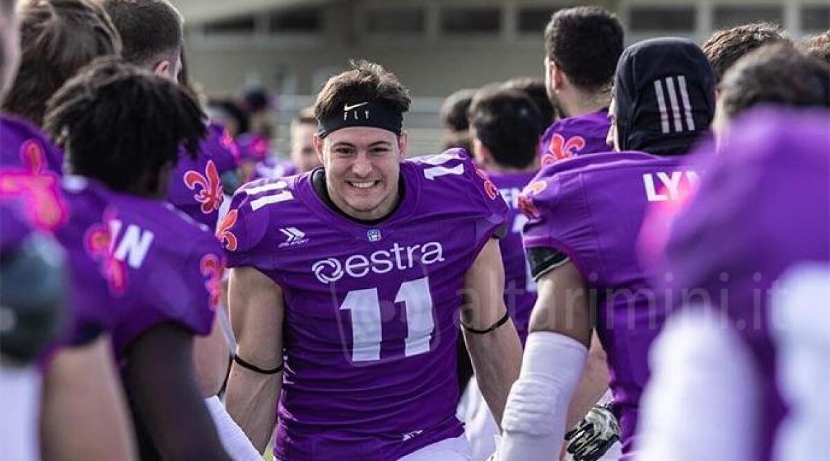 Diego Rinaldi, un riminese vince il tricolore di Football Americano -