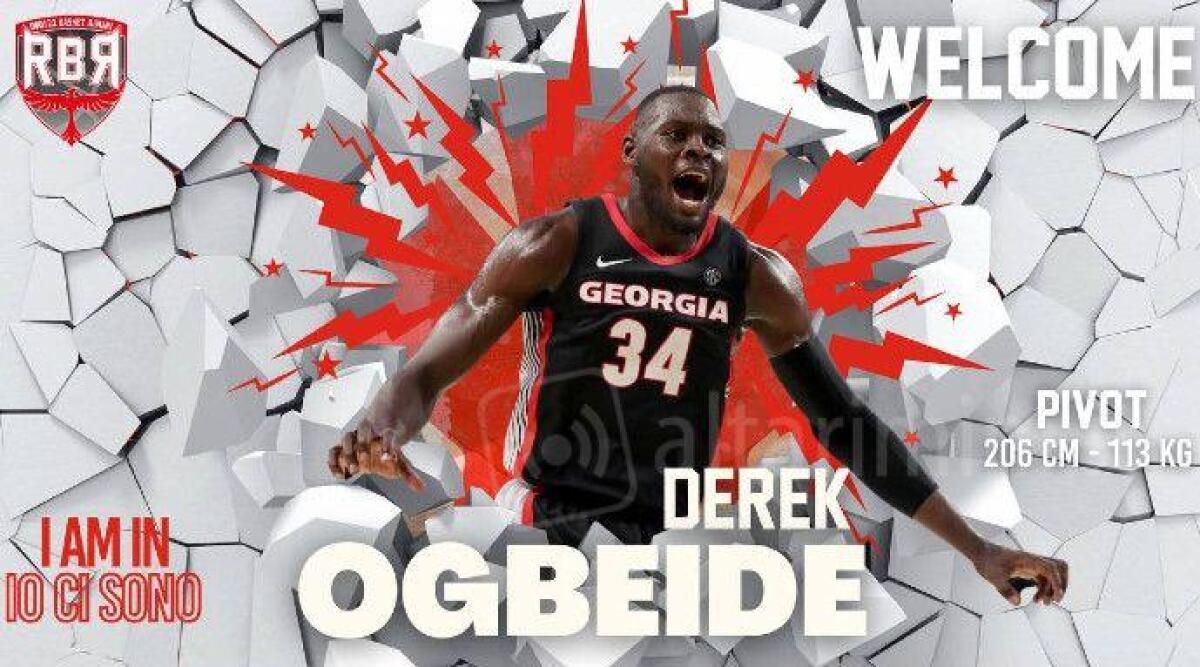 Basket A2, tesserato il pivot Derek Ogbeide. Dopo 11 anni un extracomunitario - 