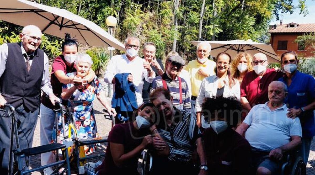 Stefano Vitali, neo presidente dell'Asp Valloni in visita alla Casa Residenza Anziani di Verucchio - 