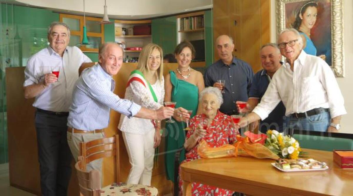A Ferragosto ha compiuto 100 anni, festa a Coriano per Augusta Mazza -