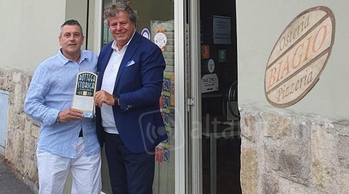 L&rsquo;Osteria Pizzeria Da Biagio tramandata dai nonni ai nipoti diventa 'Bottega Storica' - 