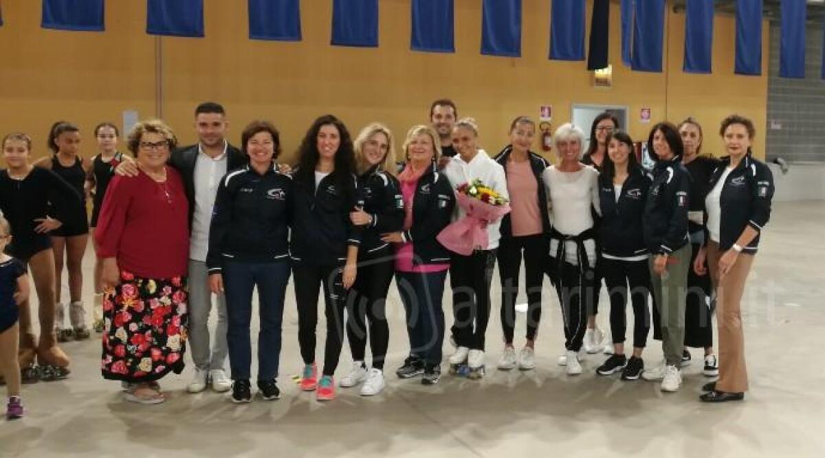 Pattinaggio artistico, la campionessa mondiale Rebecca Tarlazzi a Riccione -