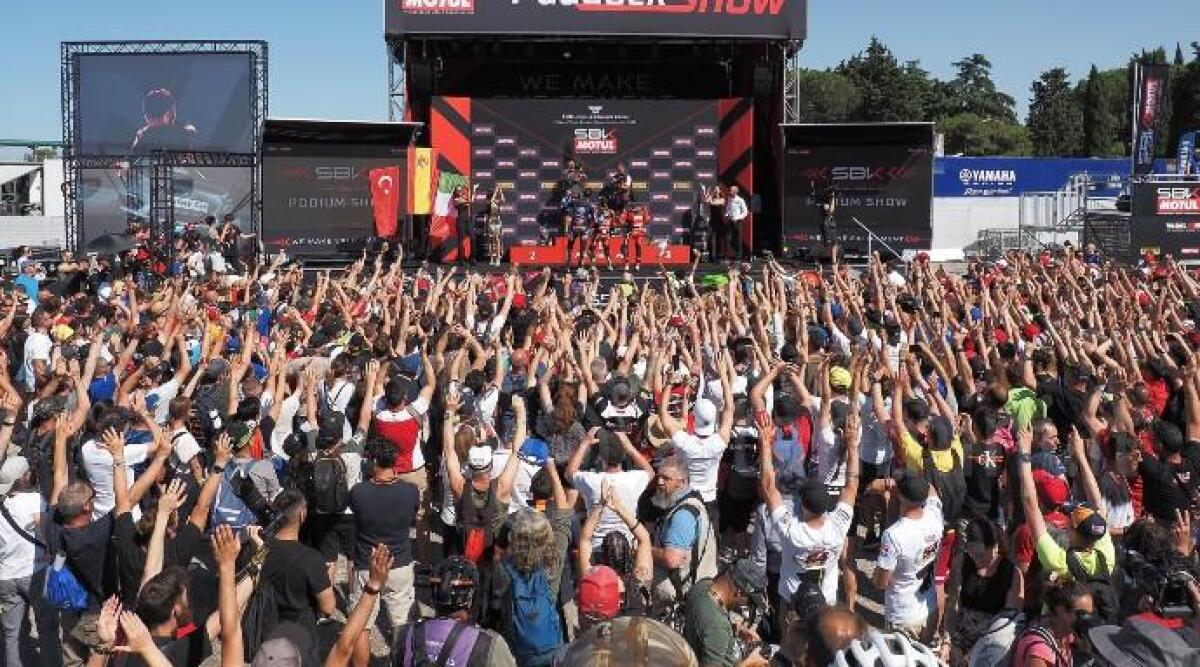 Emilia Romagna Round del WorldSbk a giugno 2023 a Misano -