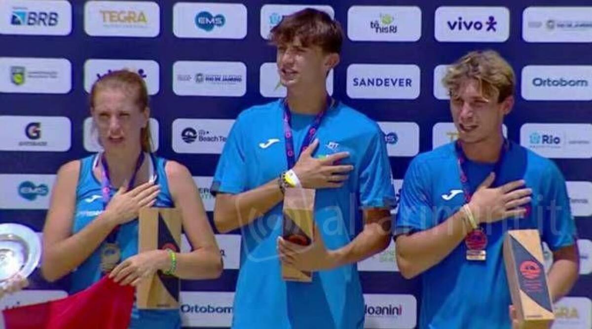 Beach tennis, Peter Campidelli &egrave; campione del mondo under 18 a squadre nazionali - 