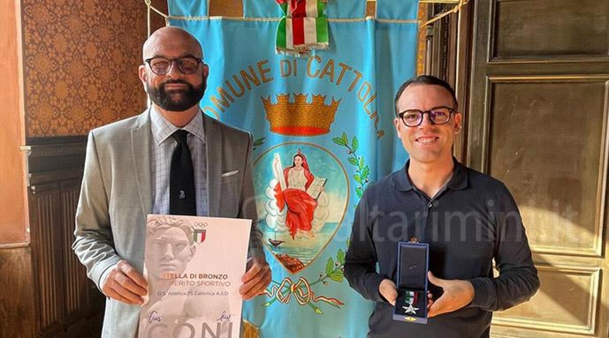 Cattolica, l'Atletica 75 è "Stella di bronzo" del Coni -