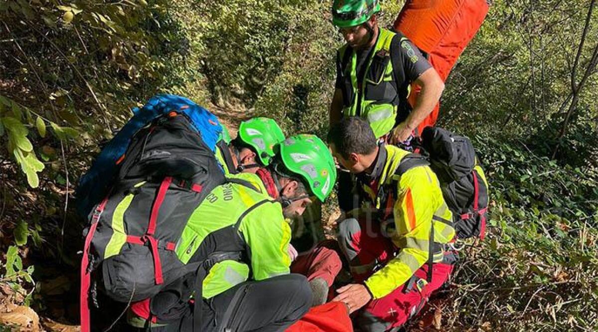 Novafeltria, si infortuna durante l'arrampicata sulla falesia di Vigiolo -