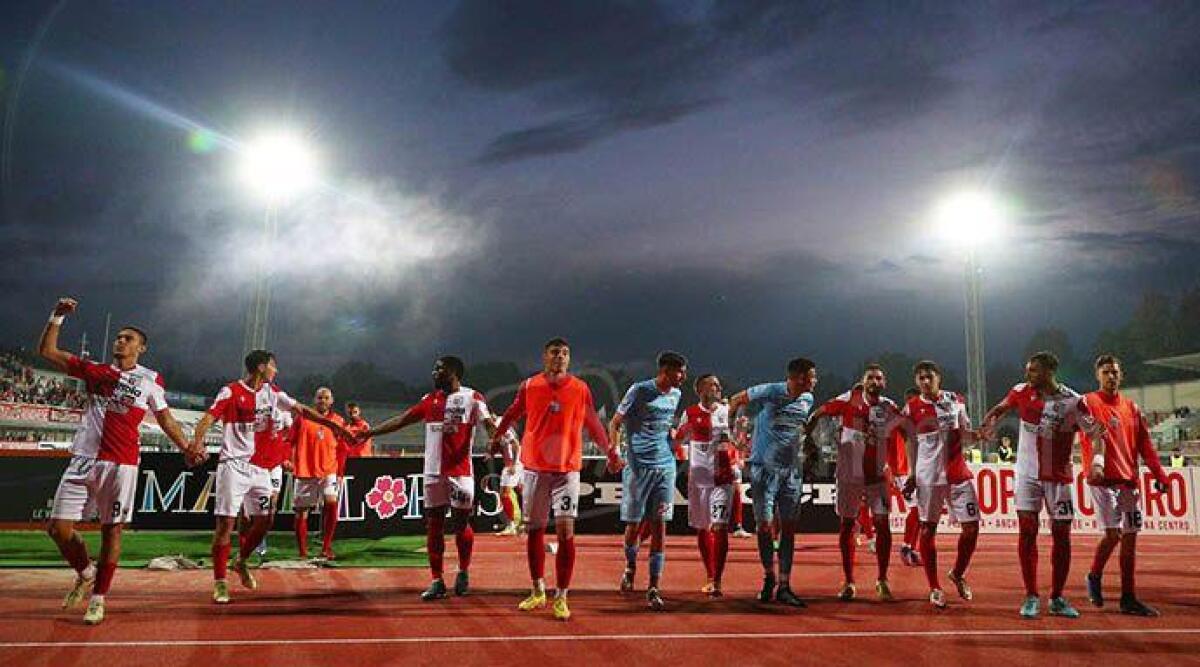 Rimini Calcio, tre minuti di fuoco: Ancona rimontata e battuta 2-1 -