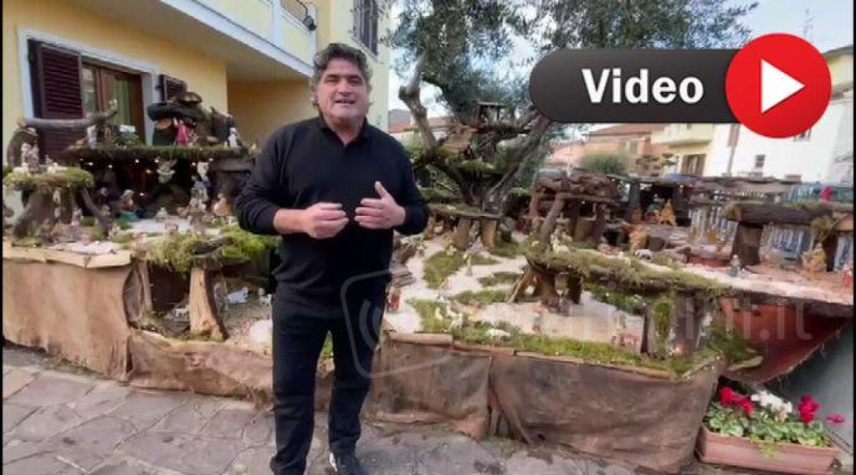 Il giardino di Gabriele del "Bagno 26" diventa un mega Presepe -