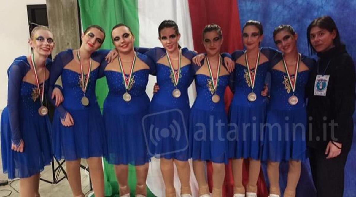 Pattinaggio artistico, ancora medaglie per Riccione ai Campionati Nazionali Uisp - 