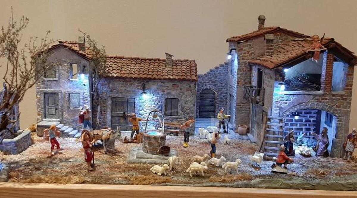 Santarcangelo, ecco il vincitore del concorso sul miglior presepe classico - Il presepe di Pierangelo Broccoli