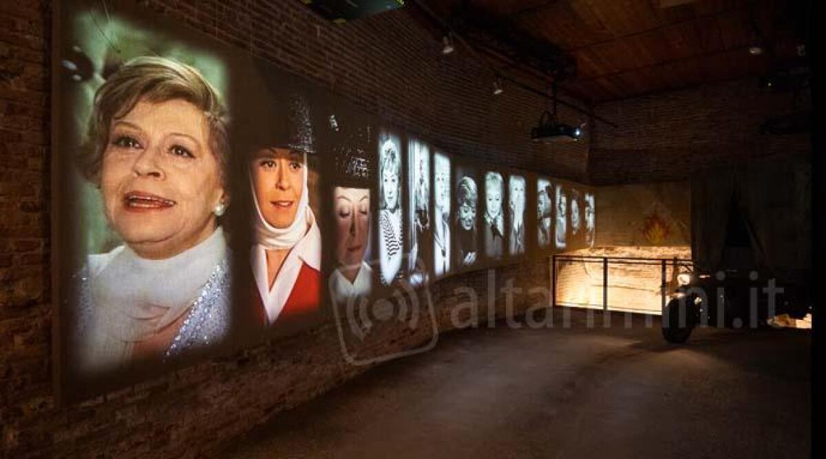 Rimini, boom del museo per Fellini: oltre 75.000 visitatori nel 2022 - Interno museo Fellini BURLANDO