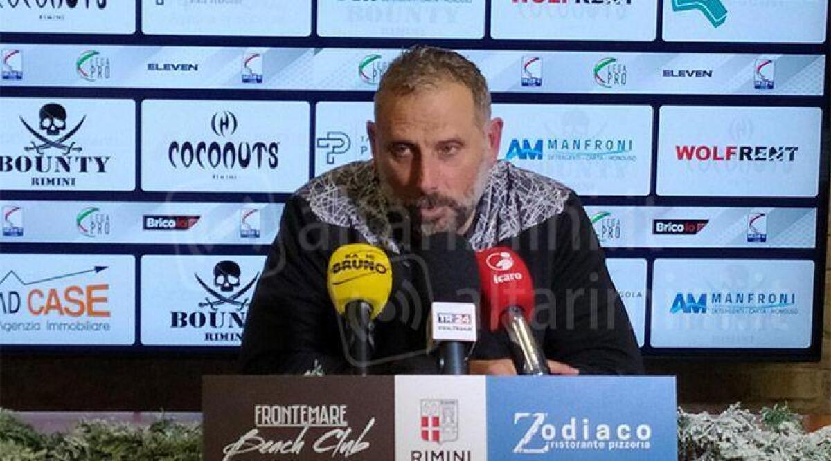 Calcio C, Cesena-Rimini 1-0. Gaburro: 'Il ko fa male, la prestazione c'&egrave; stata. Ci &egrave; mancato cinismo' - Marco Gaburro