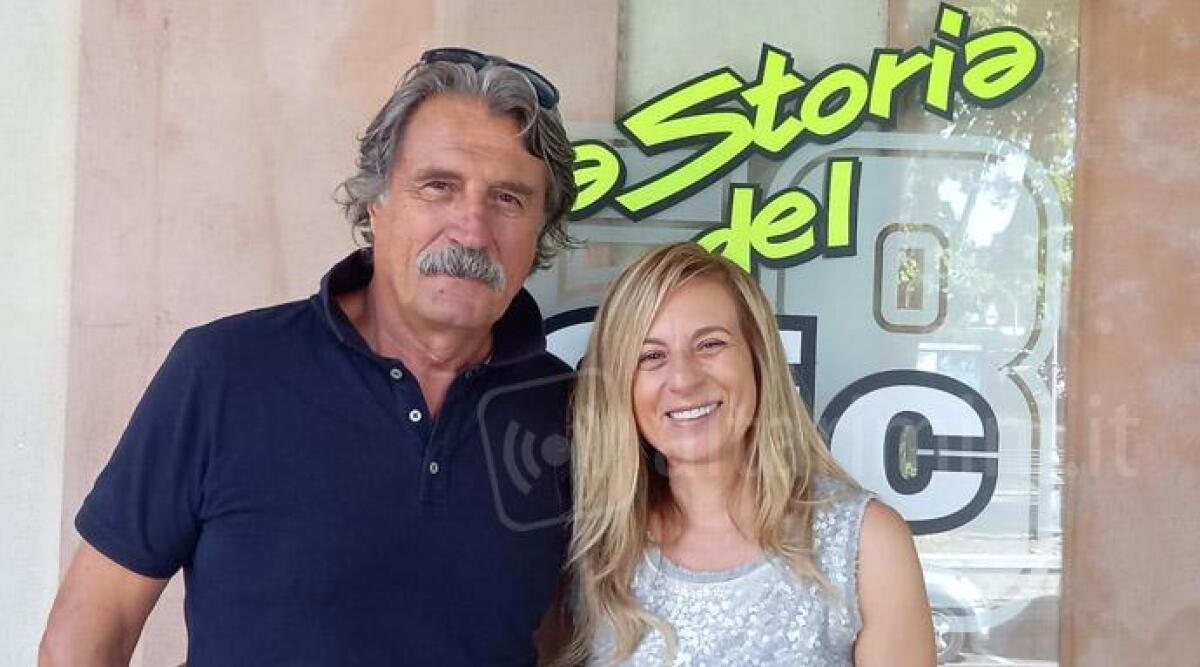 Nuovo ruolo in Parlamento per Mimma Spinelli, per promuovere il mondo del motociclismo - Domenica Spinelli con Paolo Simoncelli