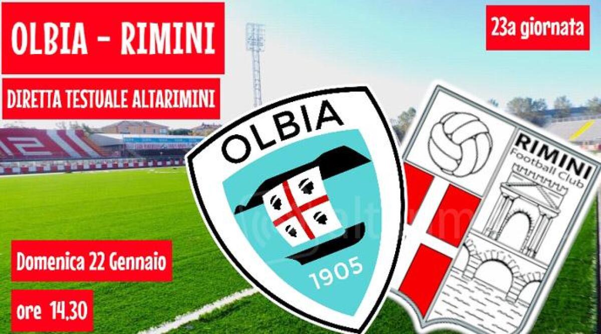 DIRETTA TESTUALE Calcio C Olbia - Rimini 1-1 (finale) - Diretta testuale Olbia - Rimini