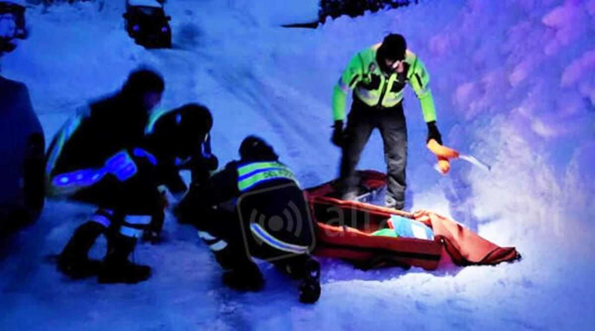 Accusano malori ma neve li blocca in casa, doppio intervento del Soccorso Alpino - Archivio