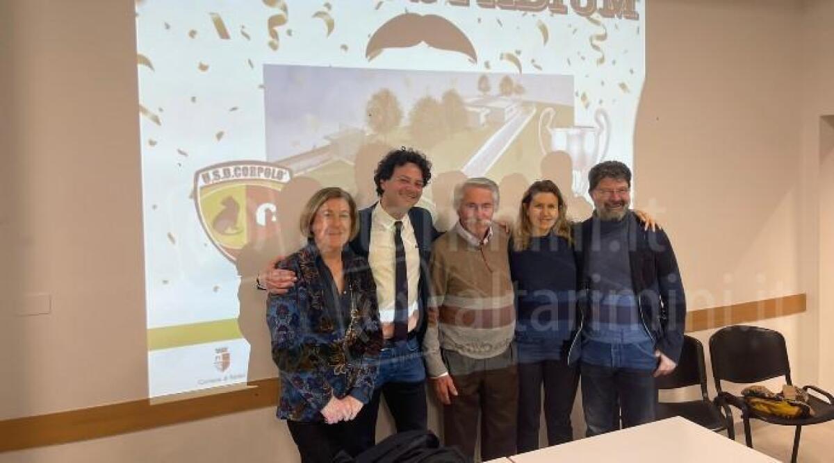 Nuovo centro sportivo a Corpolò, in tanti all'incontro di presentazione - Un momento dell'incontro