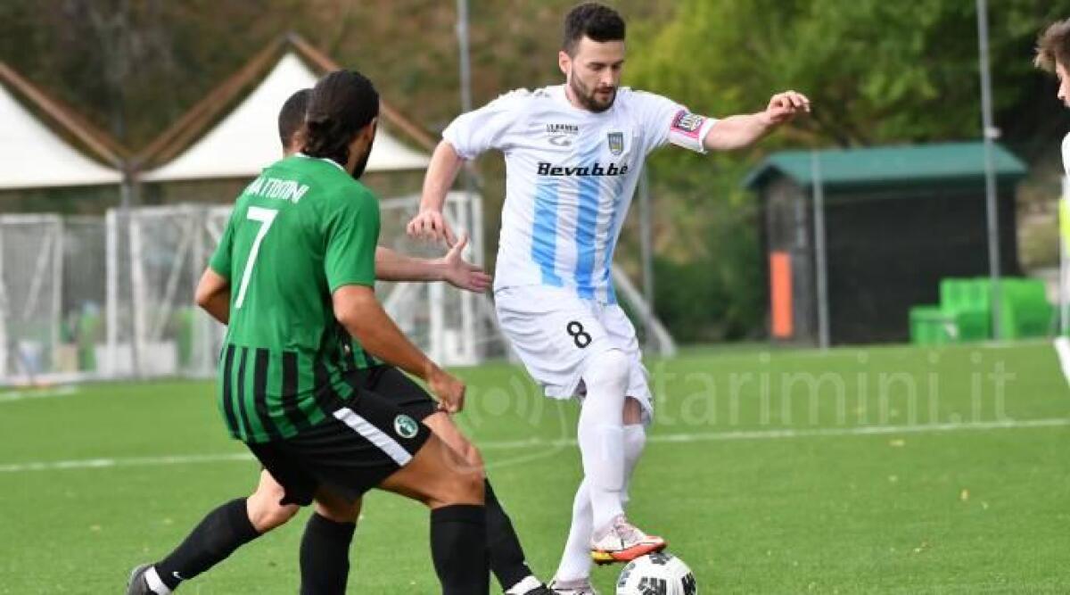 Calcio RSM, Coppa Titano: Tre Penne-Libertas 2-0 - Gai in azione (Foto FSGC)