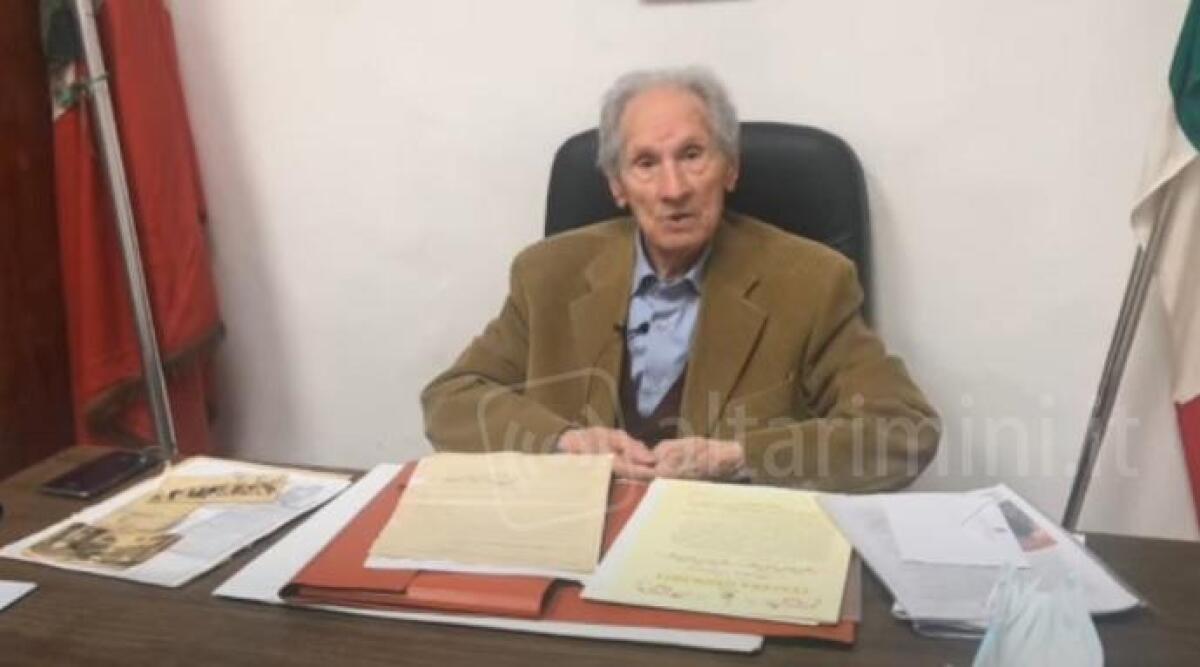 Santarcangelo ricorda il concittadino Werter Paesini, partigiano e combattente - Werter Paesini - un fotogramma dalla videointervista