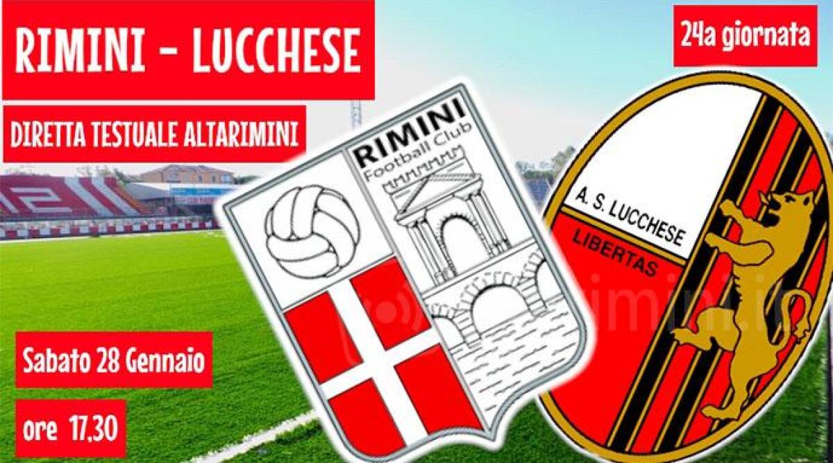 DIRETTA TESTUALE Calcio C Rimini - Lucchese 1-1 (finale) - Diretta testuale Rimini - Lucchese