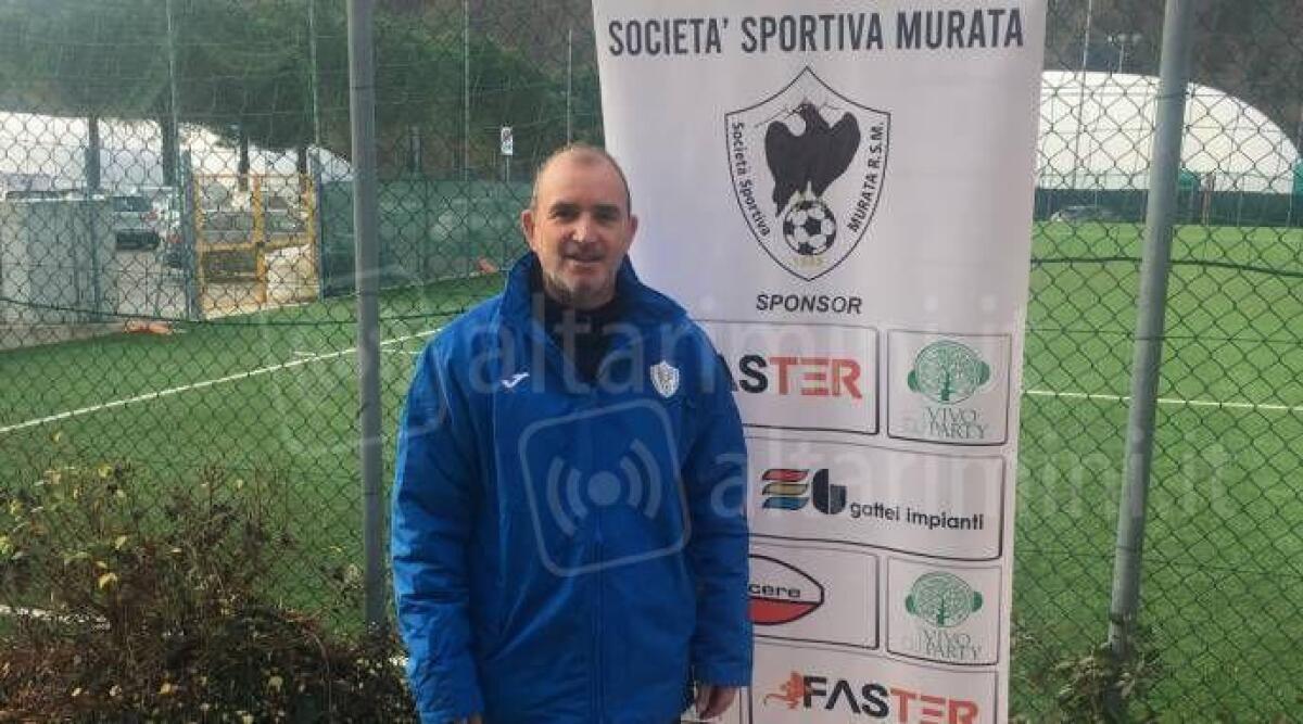 Calcio RSM: Murata-Libertas, l'esordio di mister Beppe Angelini (ma in tribuna) - Beppe Angelini