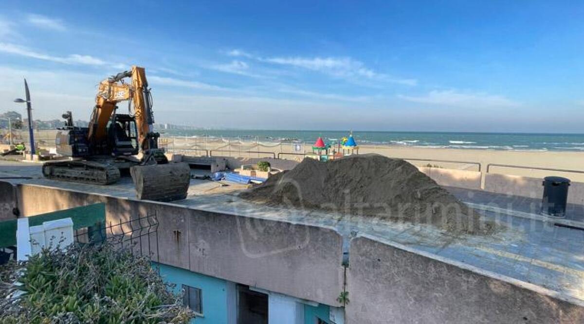 Cattolica, a febbraio i lavori per la pavimentazione del lungomare Rasi Spinelli - I lavori alla sopraelevata Paolucci