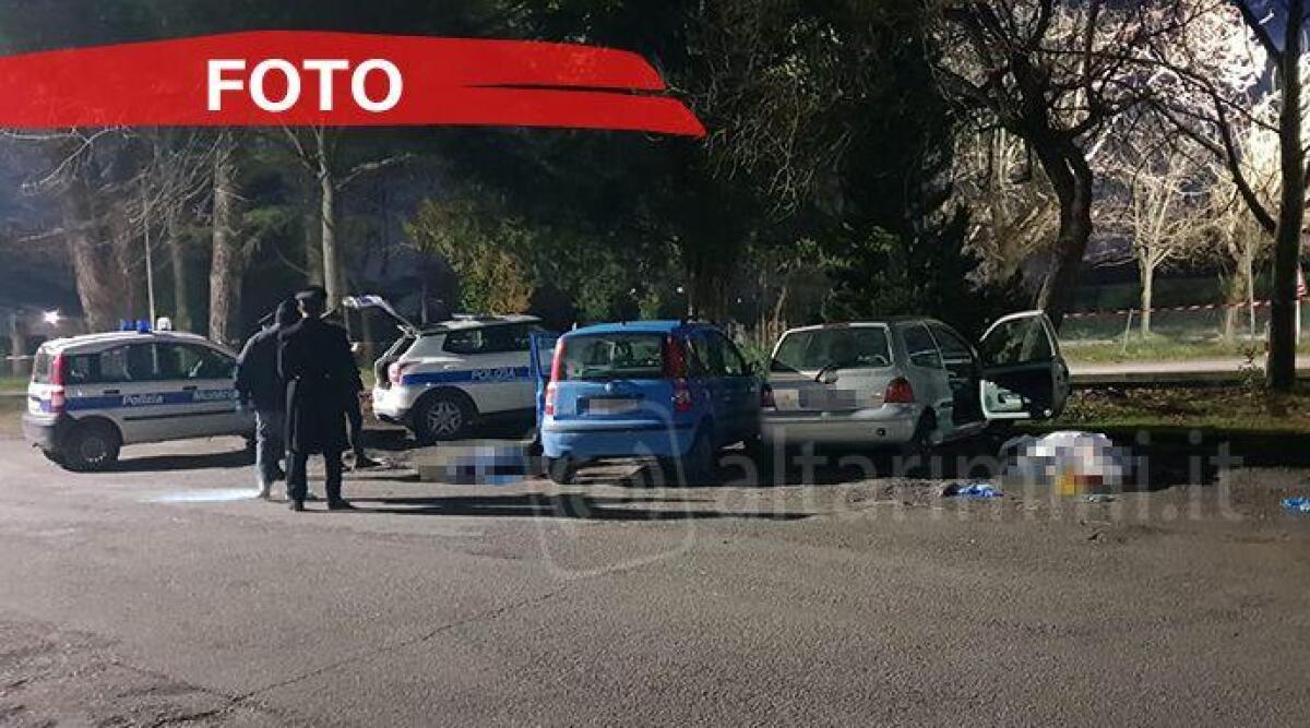 Due cadaveri in strada nel Riminese, ipotesi omicidio suicidio - Il luogo della tragedia