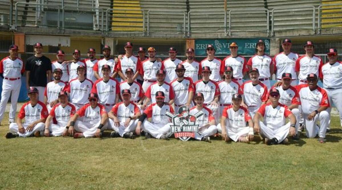 New Rimini Baseball pronto al ricorso per ottenere ripescaggio in A - La rosa del Rimini Baseball 2022 ARCHIVIO