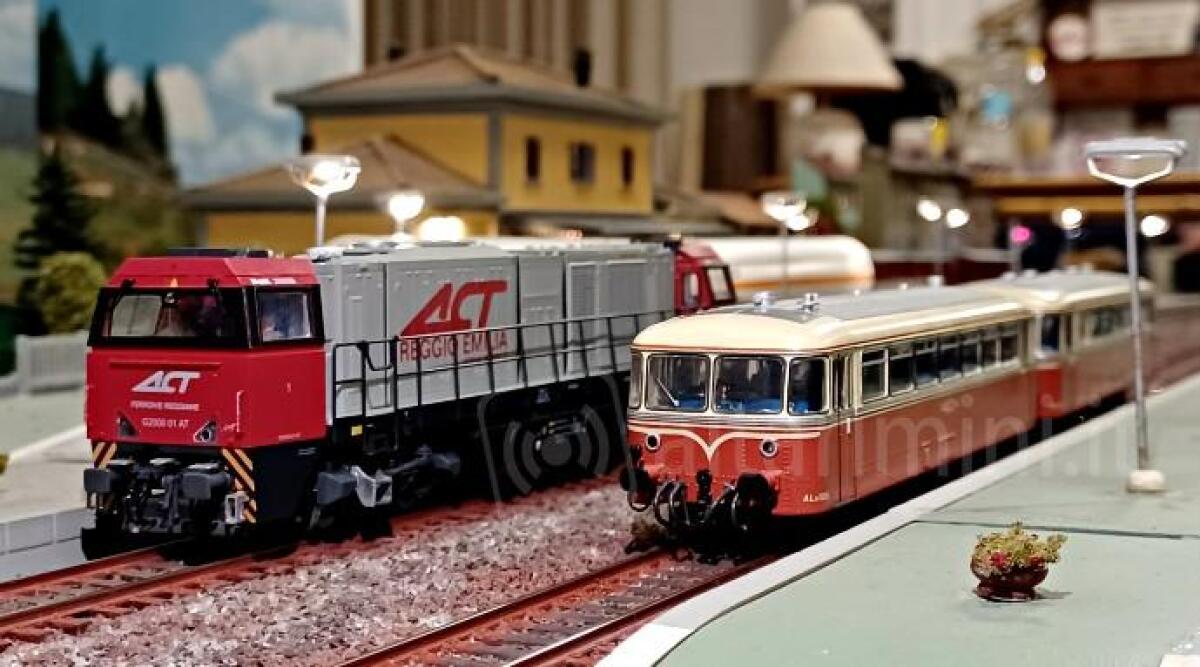Modellismo ferroviario a Rimini una mostra raccoglie plastici, diorami e pezzi da collezione - Alcuni modellini in mostra